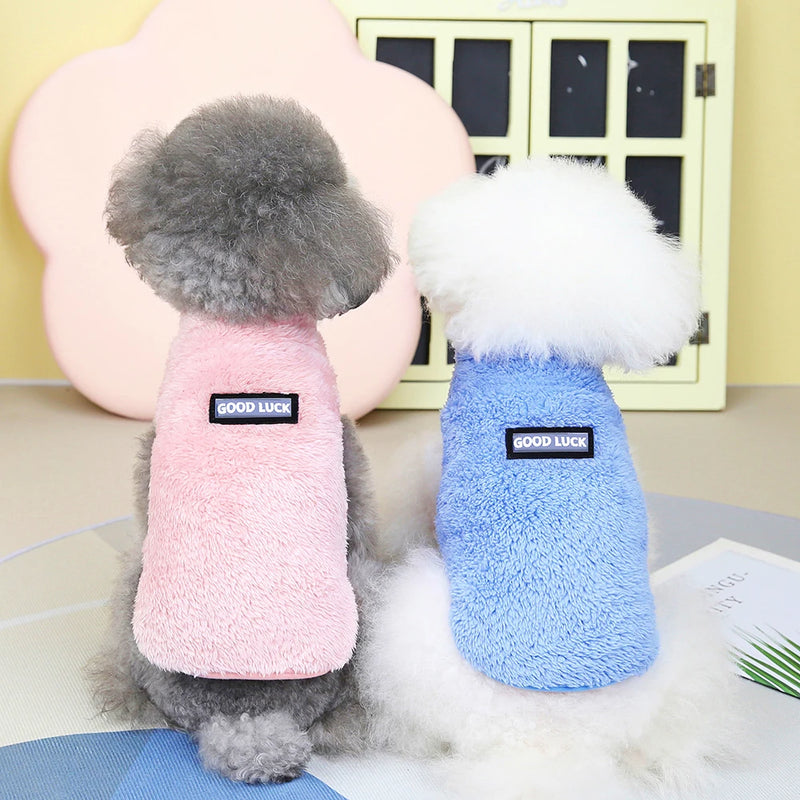 Chaleco de Felpa Coral para Mascotas