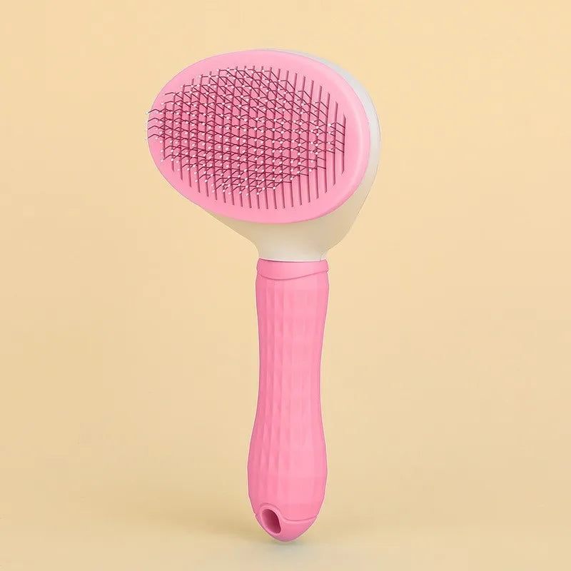 One-Key Pet Hair Removal Brush for Cats and Dogs