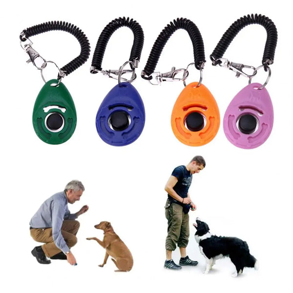 Pet Trainer Dog Training Clicker with Adjustable Wrist Strap