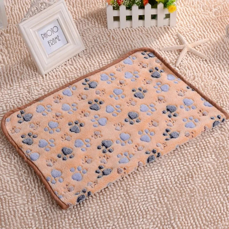 Cozy Fleece Pet Bed Mat & Blanket for Dogs, Cats, and Small Animals