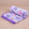 Paw Print Fleece Pet Blanket for Dogs and Cats