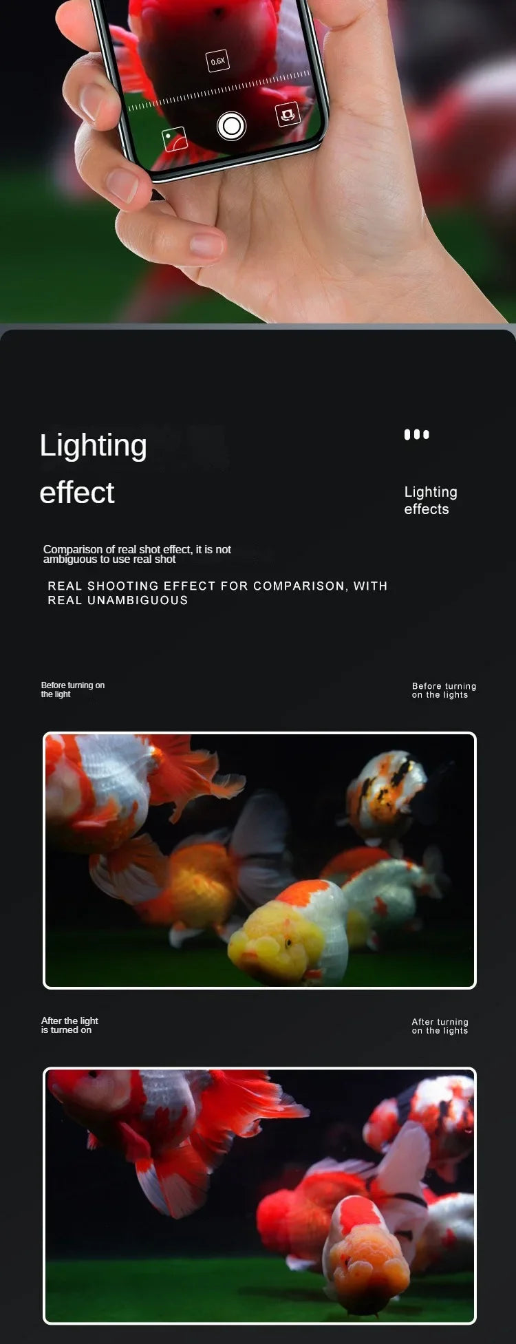 Clip-On LED Aquarium Light for Freshwater Fish Tanks