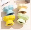 Elevated Ceramic Slow Feeder Bowl for Cats and Small Dogs