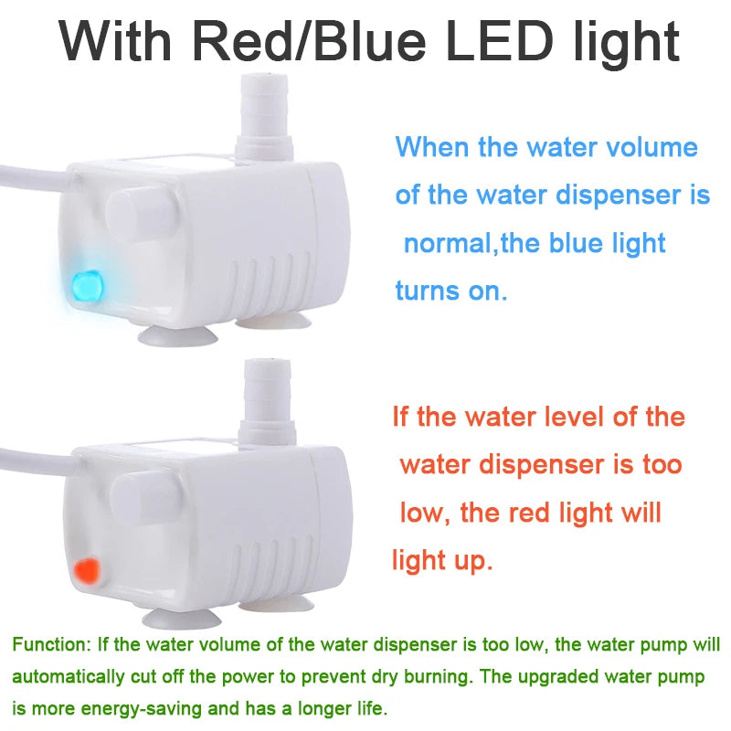مضخة ماء LED لنافورة القطط