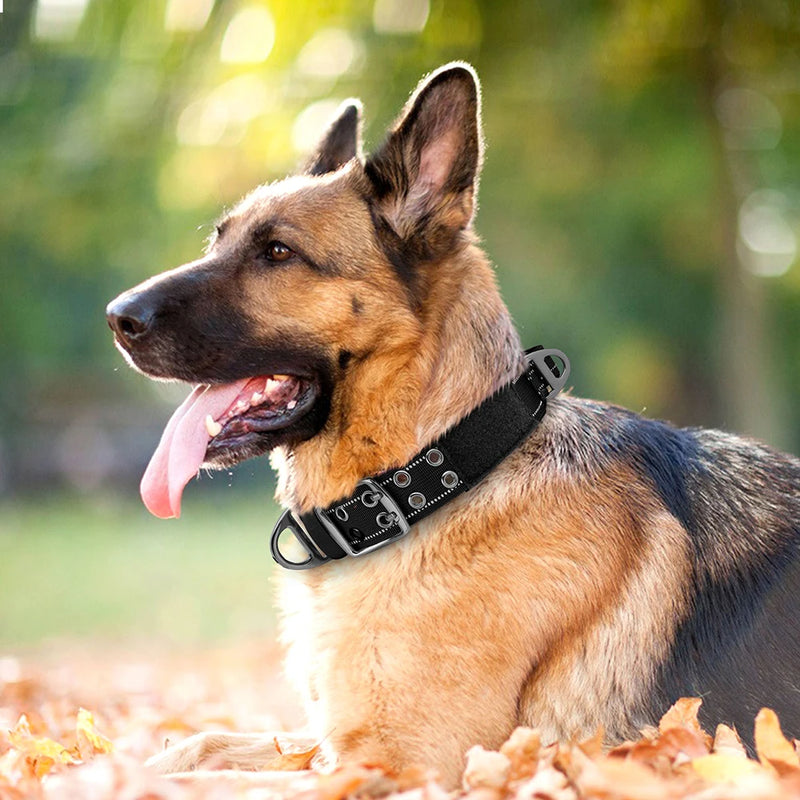 Taktisches Nylon-Hundehalsband mit Griff