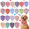 Floral Dog Bandanas with Adjustable Fit