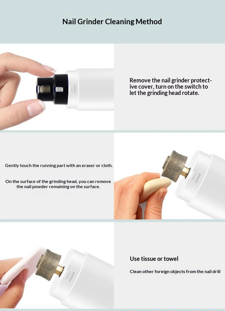 Quiet Electric Pet Nail Grinder for Dogs and Cats