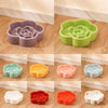 Ceramic Slow Feeder Bowl for Cats and Small Dogs