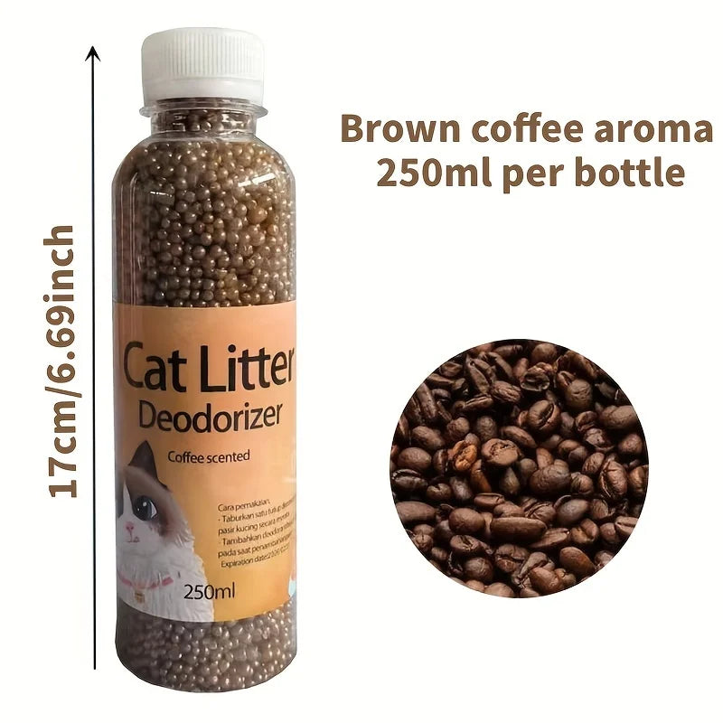 Perlas Desodorantes para Arenero de Gato - 6 Sabores para Control de Olores
