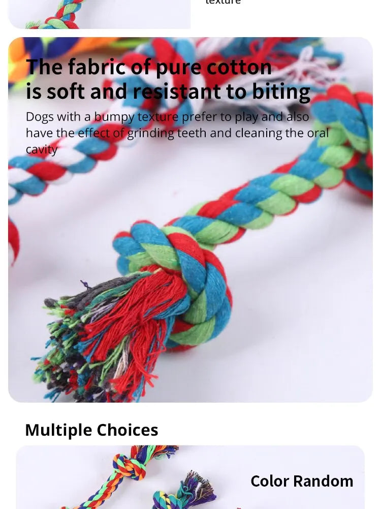 Cotton Rope Dog Toy for Small Dogs