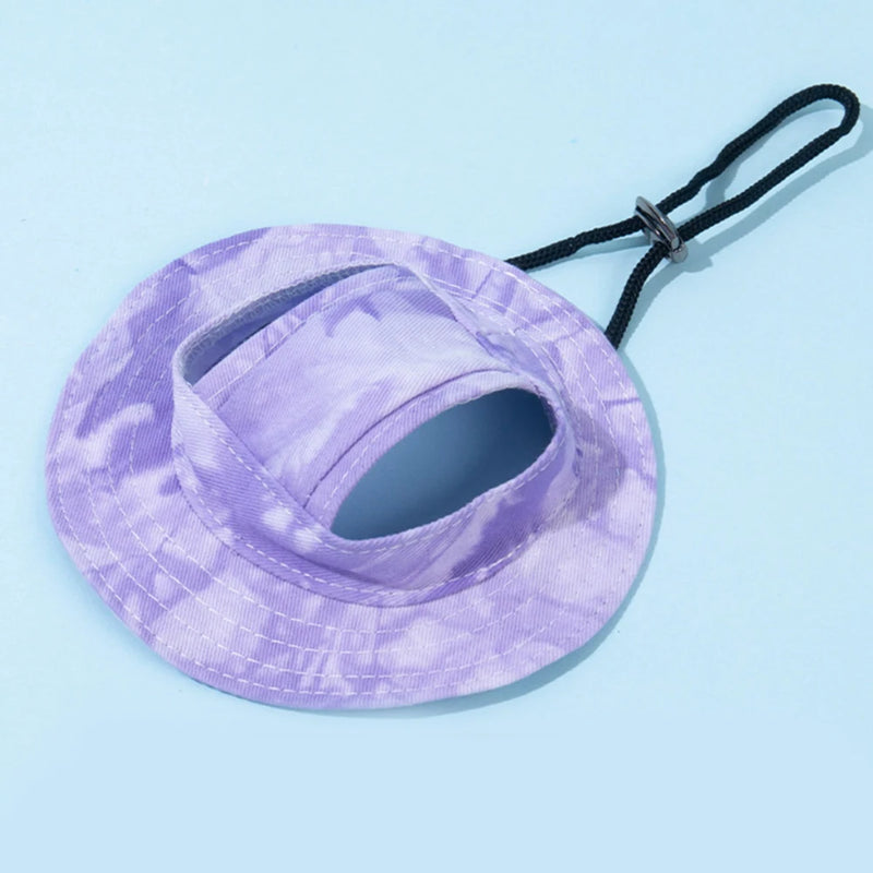 Gorro de Sol Ajustable para Mascotas con Aberturas para las Orejas