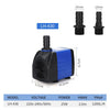 Quiet Mini Submersible Pump for Aquariums, Fountains & Waterfalls