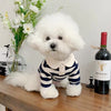 Summer Dog Polo Shirt With Stripe Cooling Vest