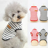Striped Sleeveless Pet Vest for Small Dogs and Cats