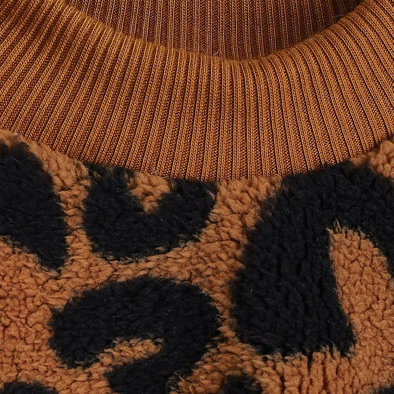 Leopard Print Dog Pullover Sweater
