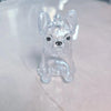 Transparent Pet Hair Keepsake Charm for Keys