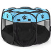 Foldable Oxford Cloth Pet Playpen with Mesh Roof