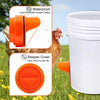 Automatic Gravity Poultry Feeder Kit - Rainproof DIY Port