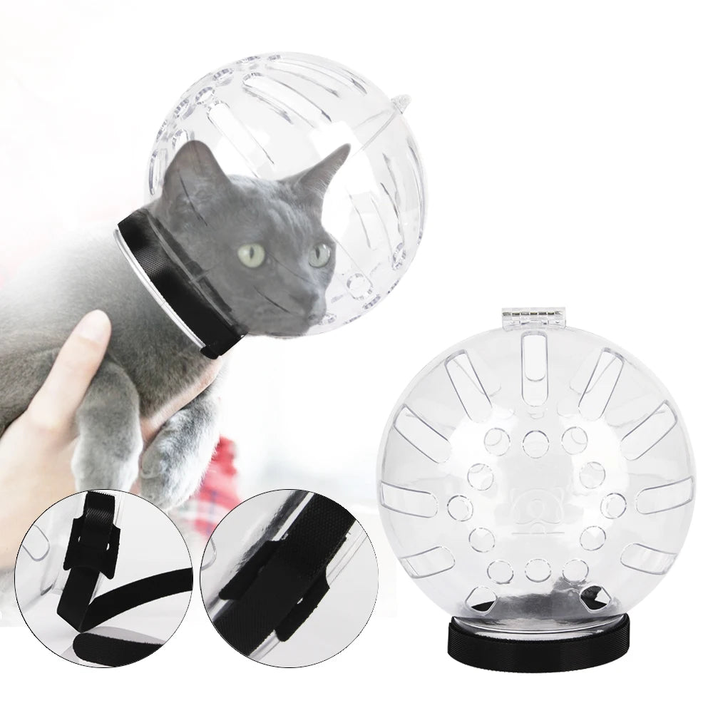 Breathable Anti-Bite Cat Grooming Hood