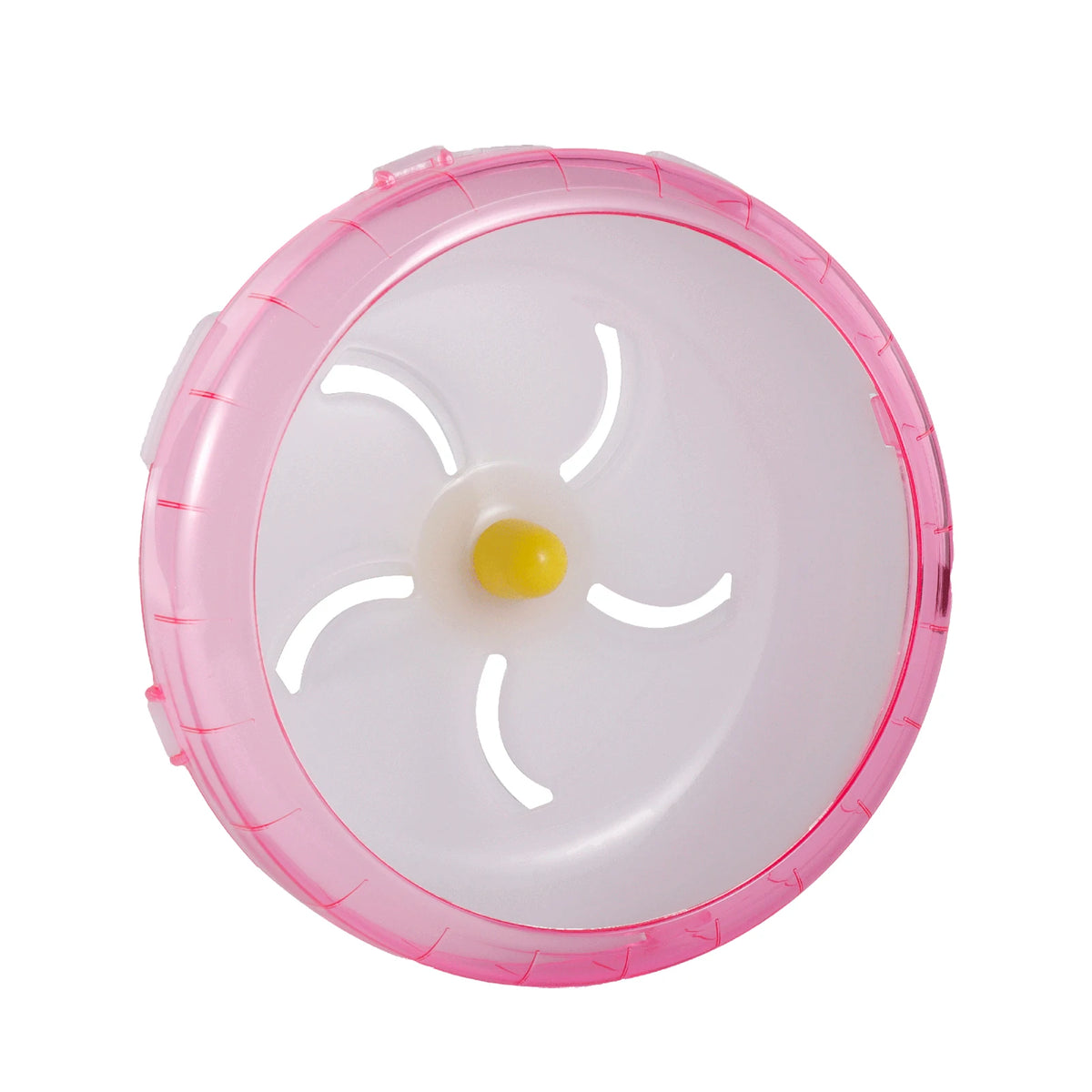 Quiet Hamster Exercise Flying Saucer Wheel with Steel Axle