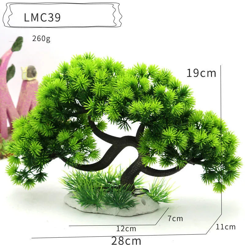 Aquarium Decor: Simulation Plants and Landscaping Ornaments