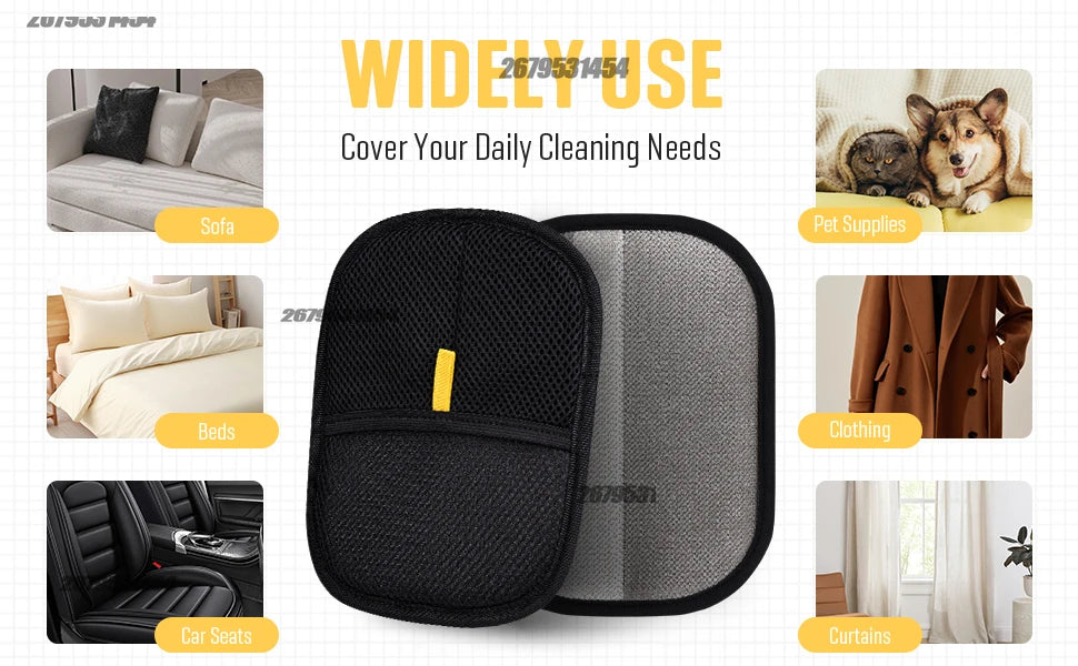 Pet Hair Removal Mitts for Cats and Dogs