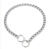 Halsband aus Edelstahl mit Rutschkette