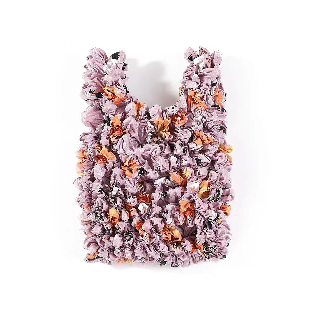 Foldable Reusable Bubble Shopping Bag with Expandable Storage