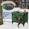 Abri Extérieur Chauffé et Imperméable pour Chat