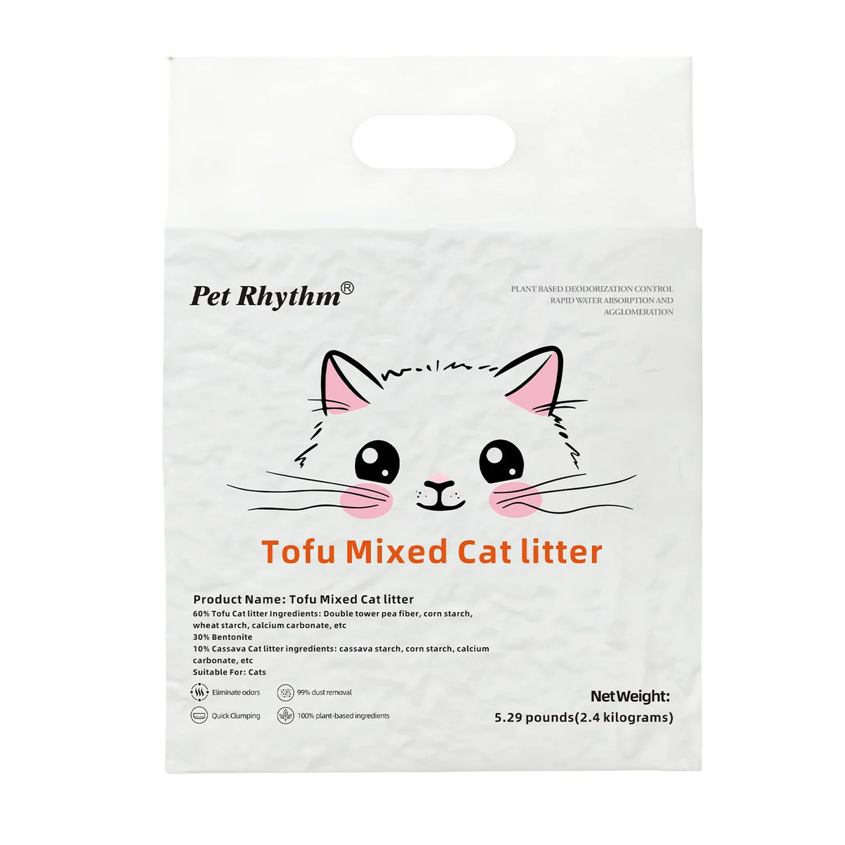 Tofu Cat Litter – Quick Clumping, Deep Deodorizing, Natural & Fresh