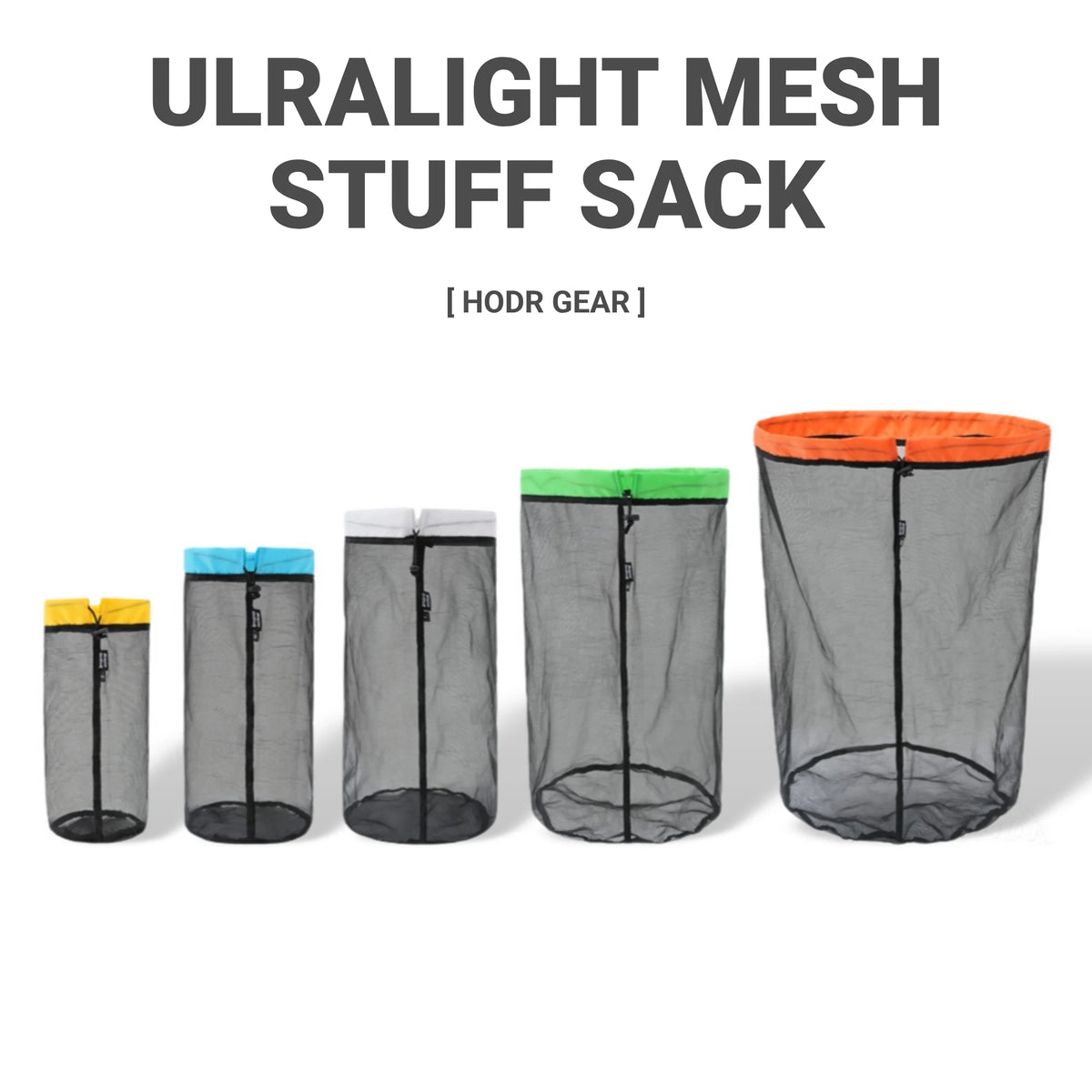 Ultralight Mesh Storage Bags with Drawstring Closure