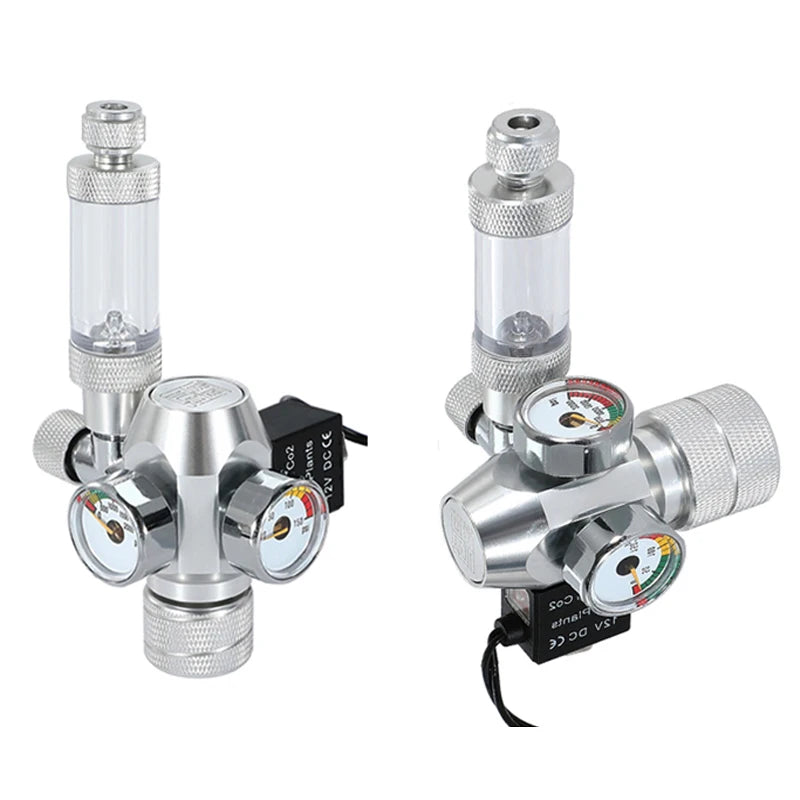 Digitaler CO2-Regulator für Aquarien mit Magnetventil und Blasenzähler