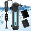 Filtre Submersible 5-en-1 pour Aquarium avec Stérilisateur UV