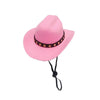 Adjustable Pet Cowboy Hat for Small Dogs and Cats