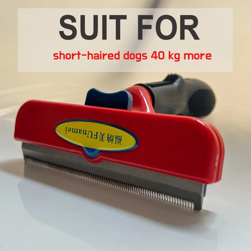 Pet Deshedding Brush for Dogs and Cats – Removes Loose Fur and Tangles
