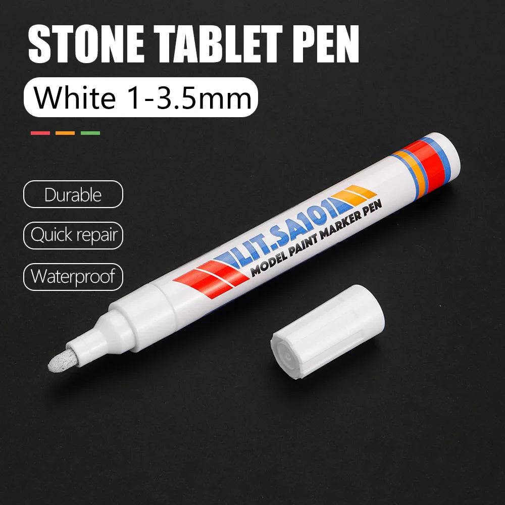 Permanent Stone Touch-Up Paint Pen for Rock, Ceramic, and Mug DIY