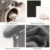 Lit Grotte Pliable pour Animaux avec Housse Lavable