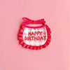 Happy Birthday Pet Party Hat and Bib Set