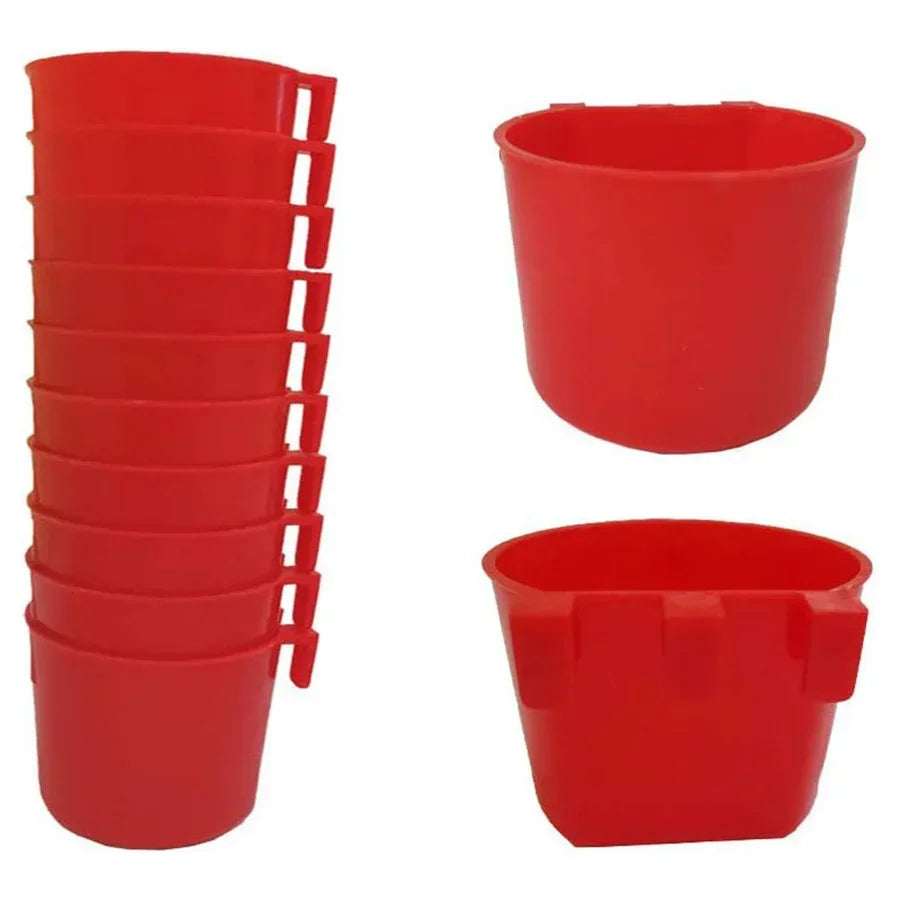 Hanging Feeder Cups for Poultry with Hook