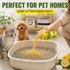 Lemon Scent Cat Litter Deodorizing Pellets for Odor Control