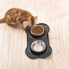 Cuenco para Mascotas de Acero Inoxidable con Base Antideslizante