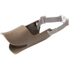 A silicone duck-shaped dog muzzle with a strap, designed to prevent biting and barking.