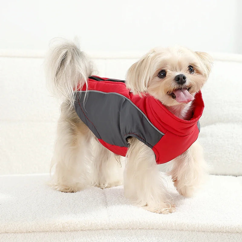 Waterproof Pet Vest Coat for Winter Reflective Dog Jacket
