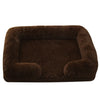 Large Dog Bed with Plush Cover and Removable Pad