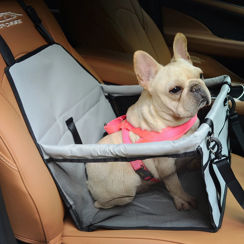 Asiento Compacto para Mascotas en el Coche y Hamaca de Viaje