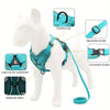 Adjustable No-Pull Dog Harness with Reflective Leash Set