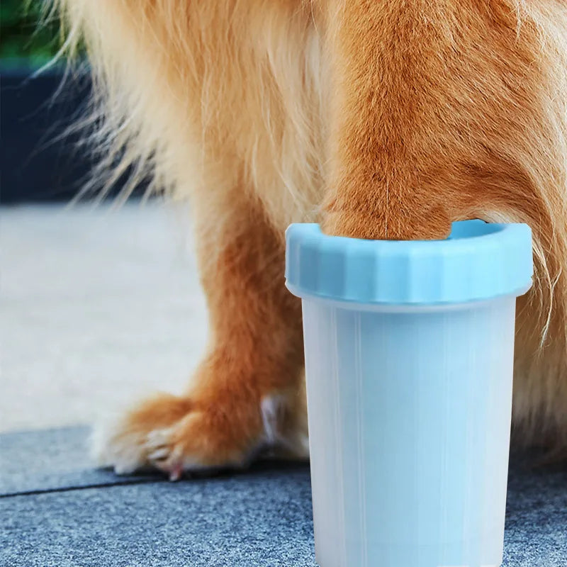 Pet Paw Cleaner Cup with Soft Bristles