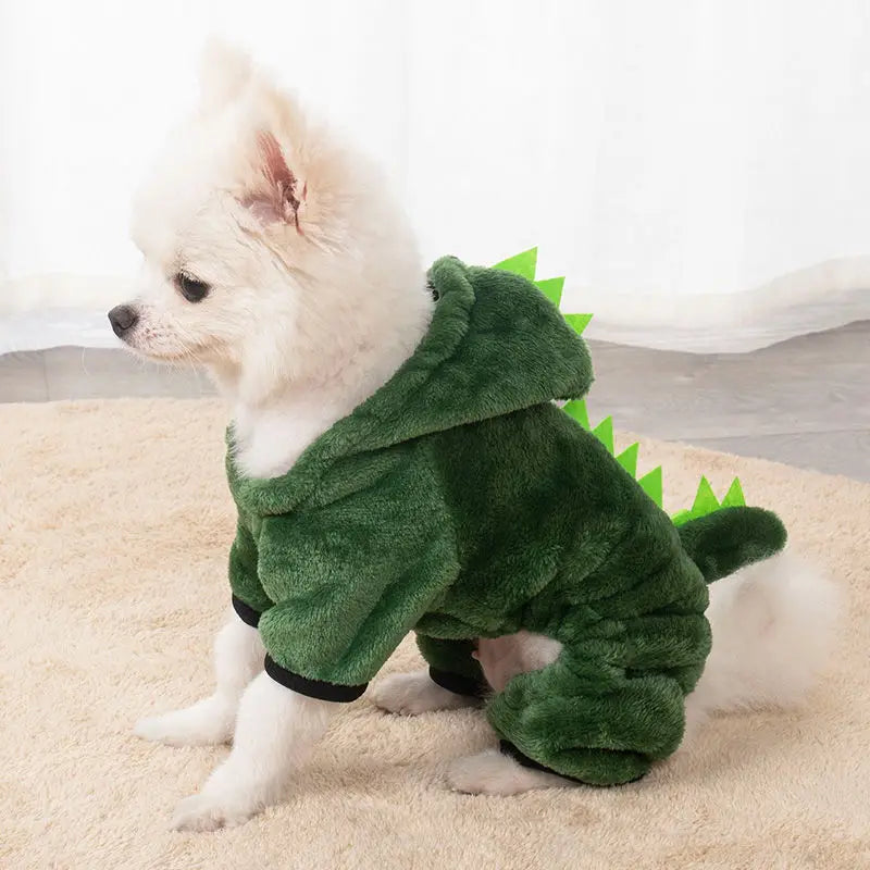 Mono con Capucha de Forro Polar para Mascota