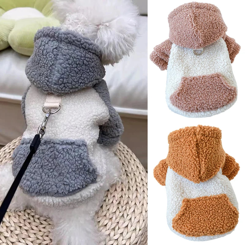 Suéter con Capucha de Lana Berber para Perro