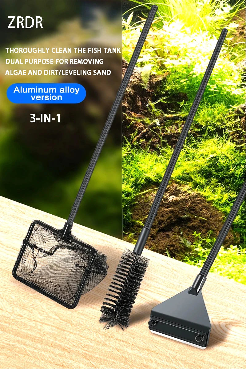 Racleur de verre d'aquarium extensible